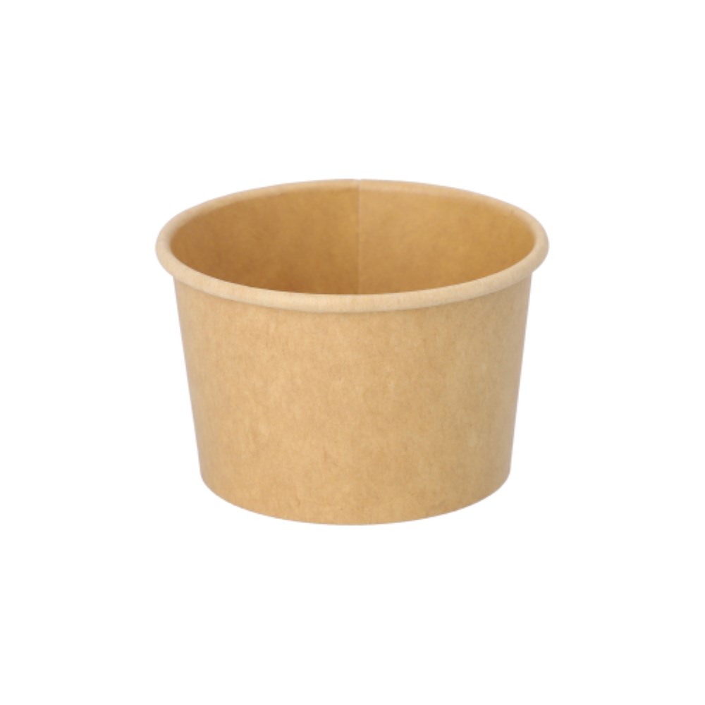 50 Eisbecher, Pappe 125 ml Ø 7,5 cm · 4,8 cm braun