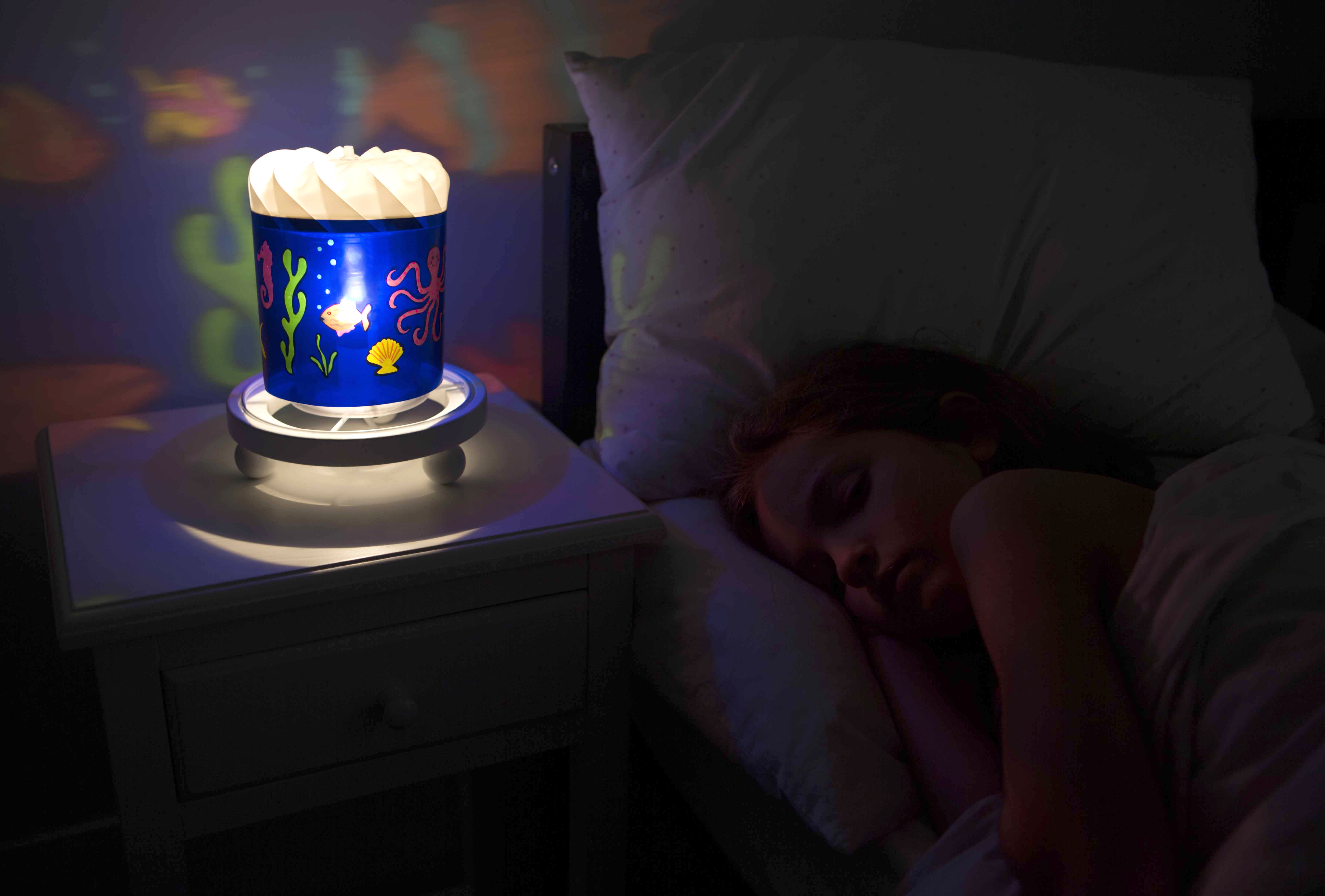 Nacht Licht - Magische Karussel Meer - Weiss 12V