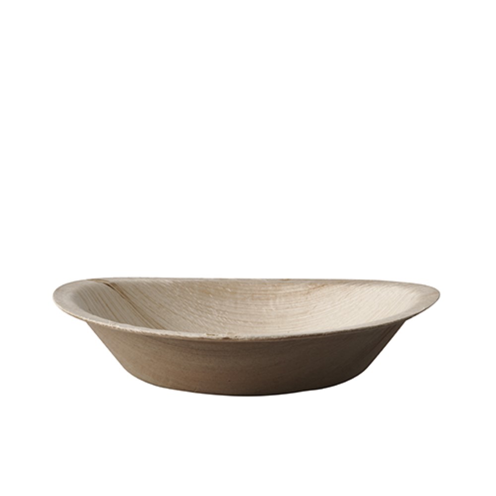 25 Schalen, Palmblatt "pure" rund 180 ml Ø 15 cm · 3 cm