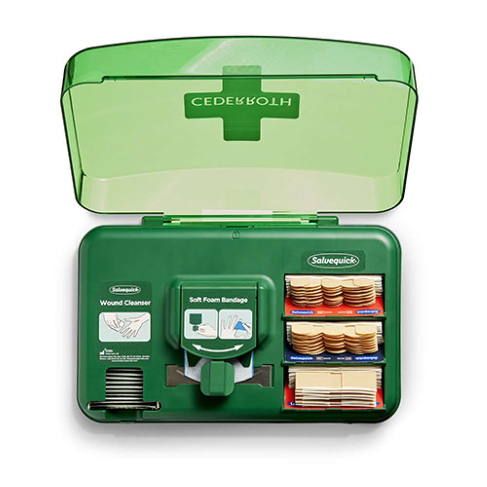 "Cederroth" Wound Care Dispenser, Pflasterspender 20,3 cm x 30,6 cm x 15,5 cm grün