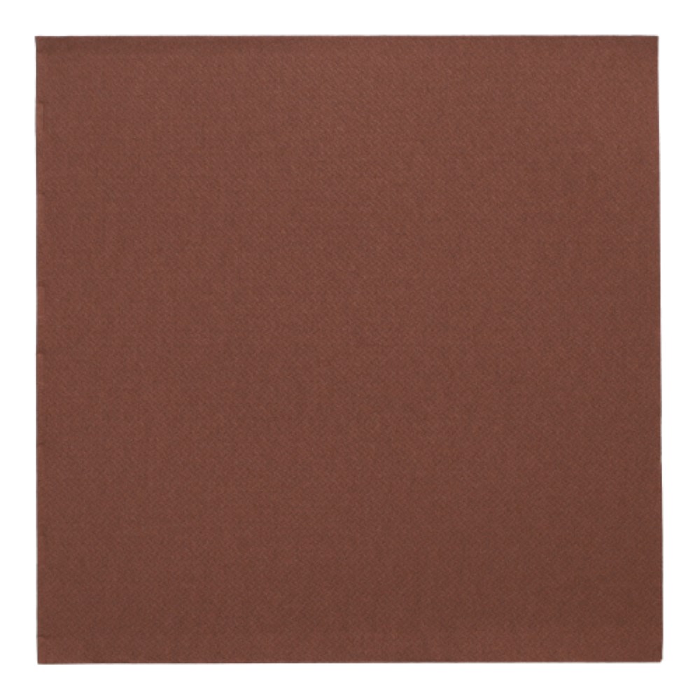 50 Servietten "ROYAL Collection" 1/4-Falz 40 cm x 40 cm braun