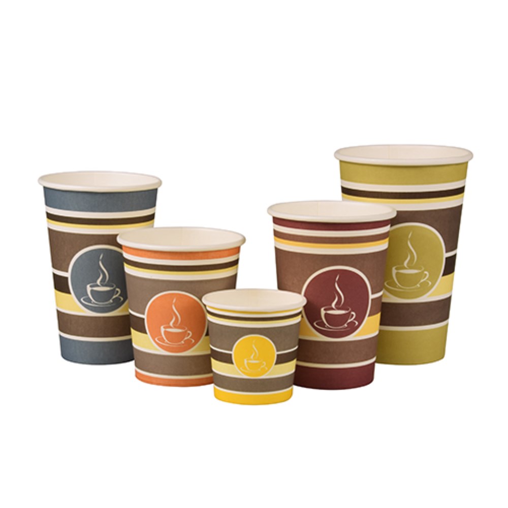 50 Trinkbecher, Pappe "To Go" 0,4 l Ø 9 cm · 13,9 cm
