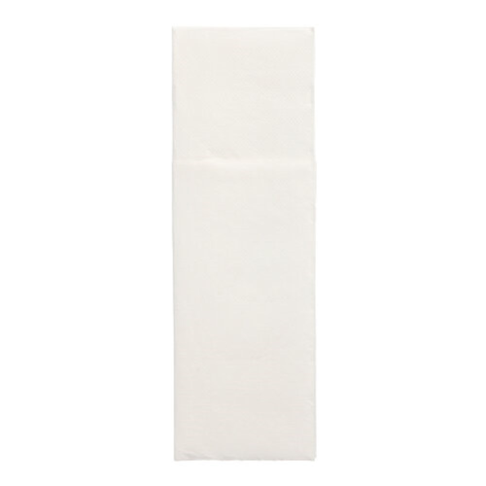 50 Servietten "DAILY Collection" 48 cm x 30 cm weiss mit Besteckfalz