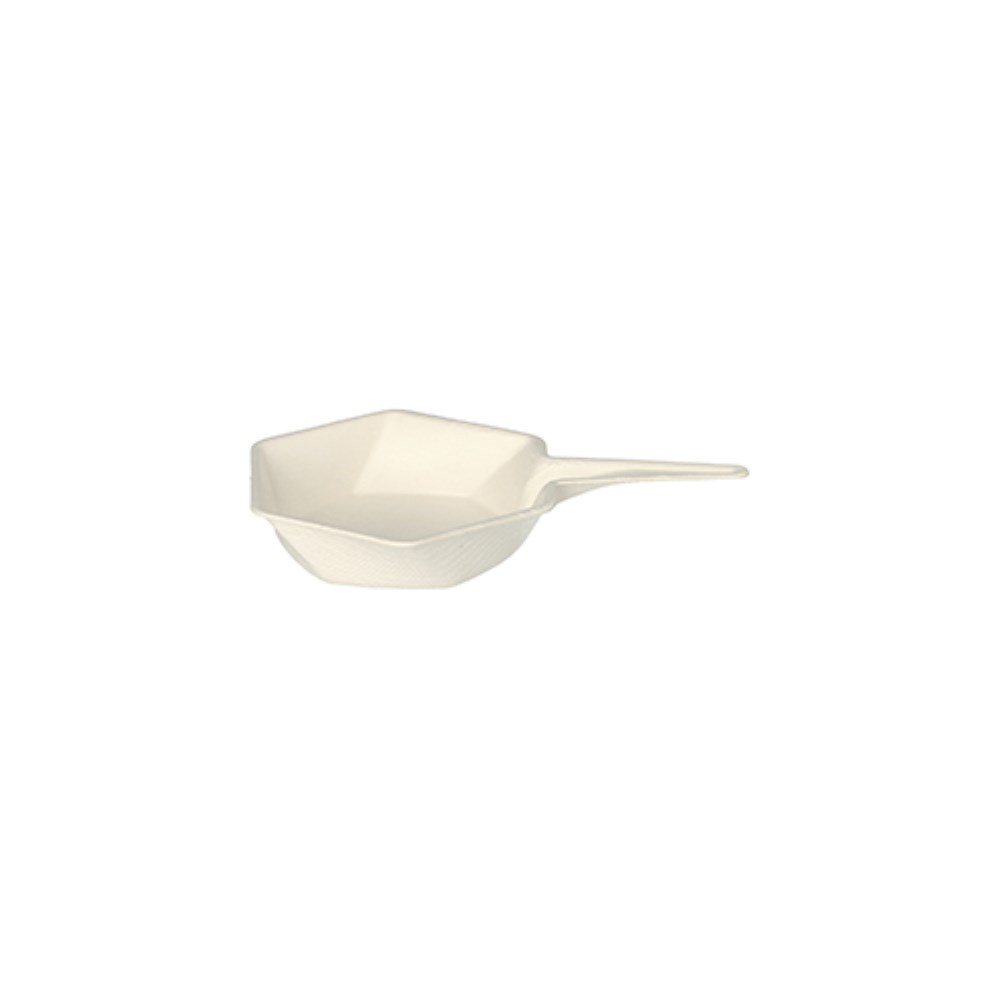50 Fingerfood - Schalen Zuckerrohr "pure" 15 ml 1,5 cm x 9,5 cm x 6,3 cm weiss "Hexagon" 50 Fingerfood - Schalen Zuckerrohr "pure" 15 ml 1,5 cm x 9,5 cm x 6,3 cm weiss "Hexagon"