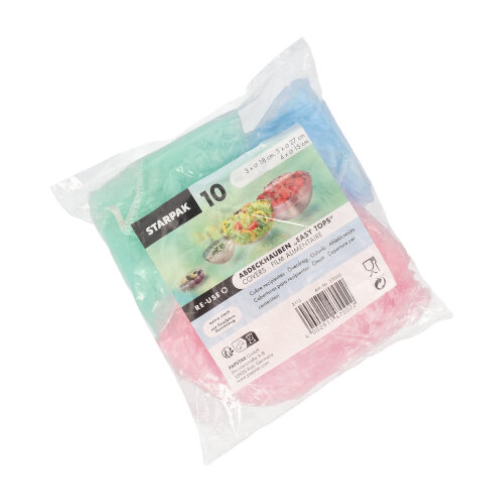 10 Abdeckhauben farbig sortiert "Easy Tops"