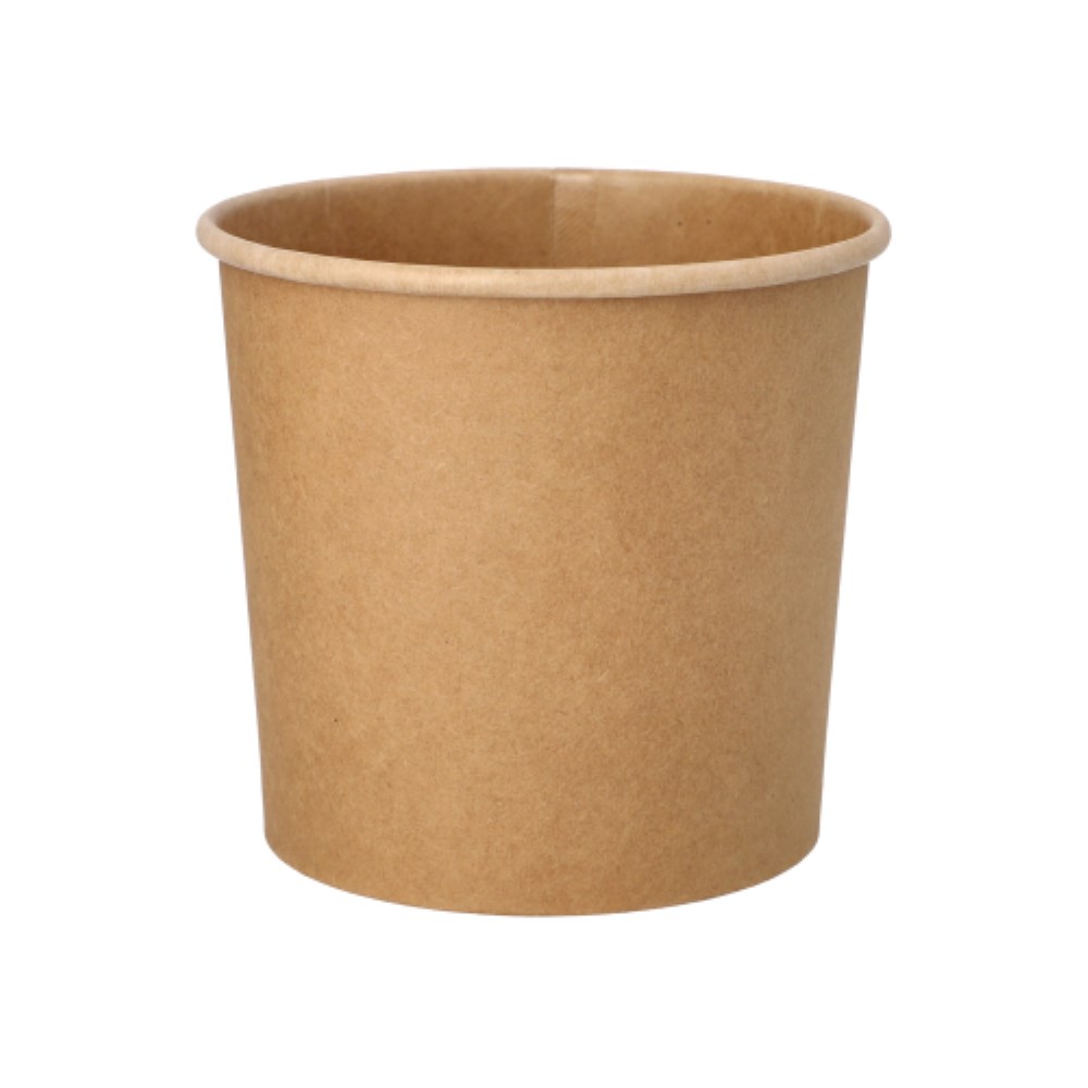 25 Suppenbecher, Pappe 760 ml Ø 11,5 cm · 11 cm braun