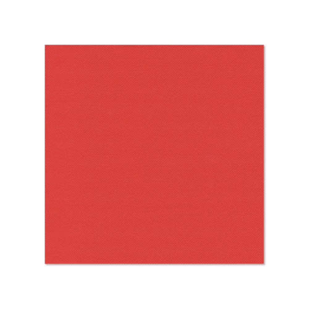 20 Servietten "ROYAL Collection" 1/4-Falz 25 cm x 25 cm rot