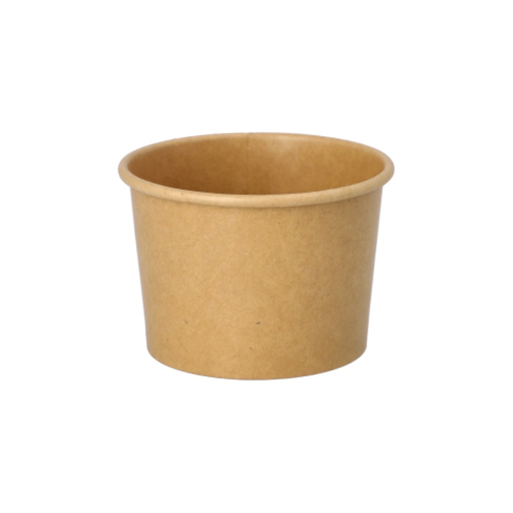 50 Eisbecher, Pappe 100 ml Ø 7,5 cm · 4,9 cm braun