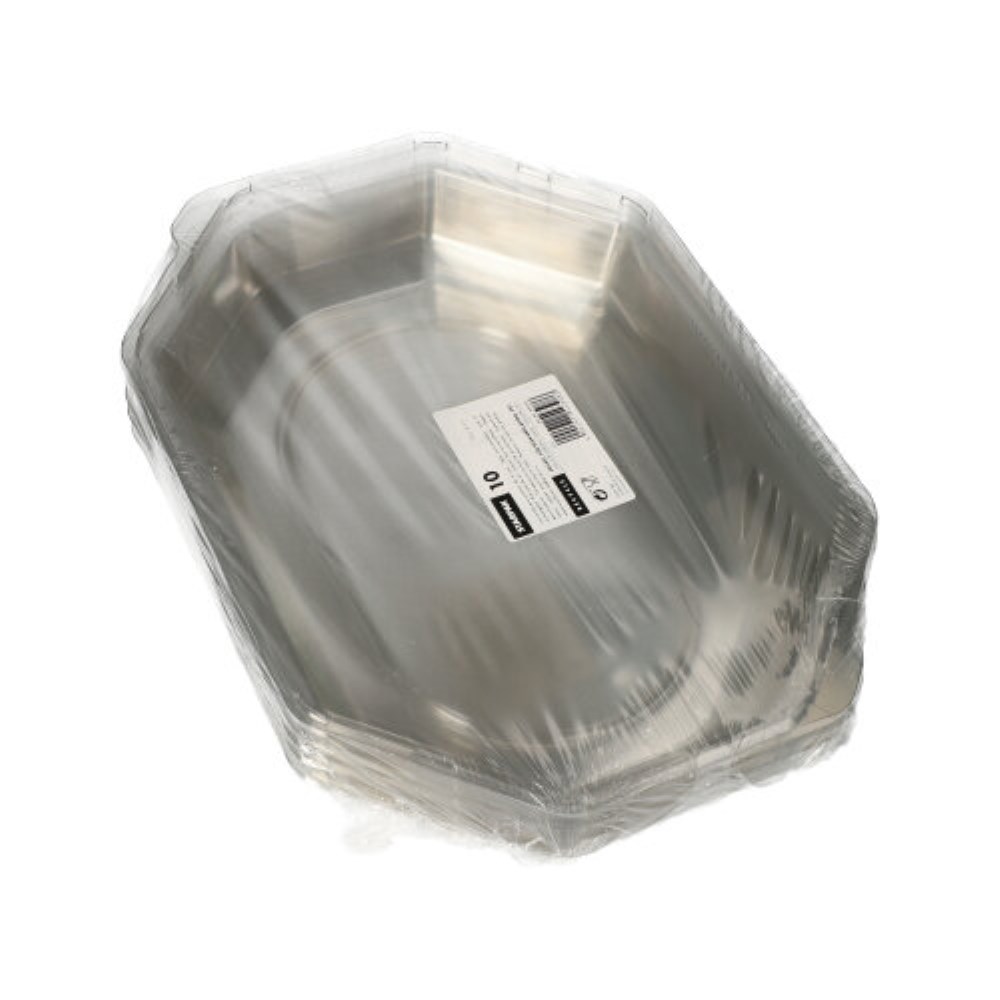 10 Deckel für Servierplatten, PET 35 cm x 25 cm x 6,3 cm transparent