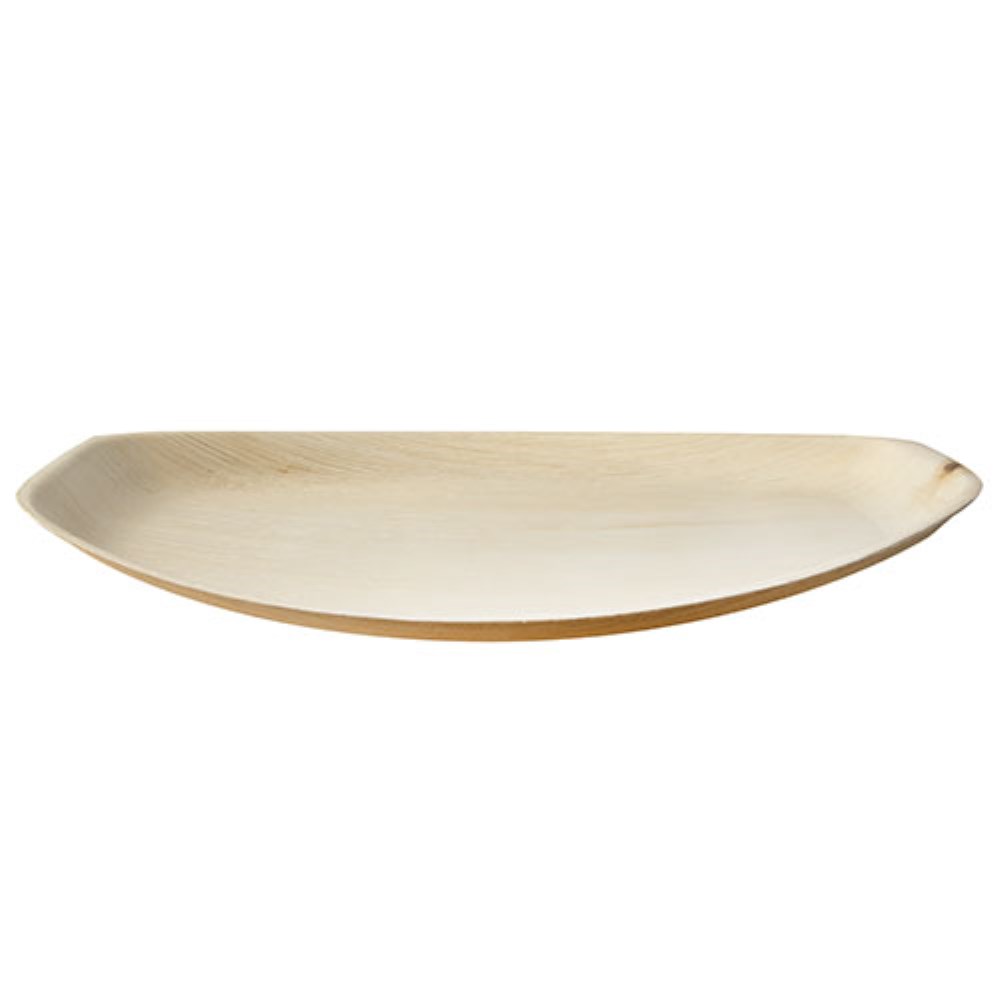 25 Tabletts, Palmblatt "pure" oval 37 cm x 25 cm x 3 cm