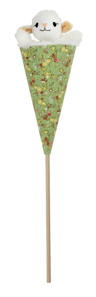 Stabpuppe  Schaf - made in Europe - Vintage Spielzeug