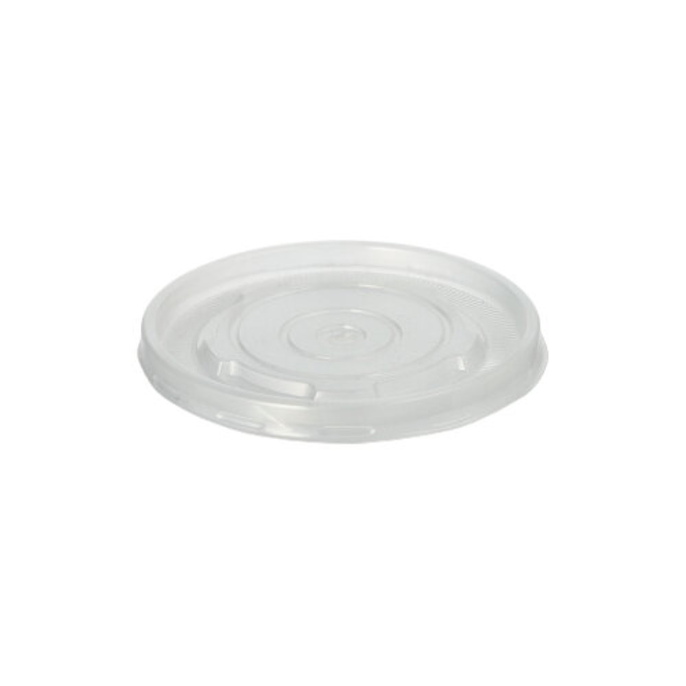 25 Deckel für Suppenbecher, PP Ø 9,8 cm · 1 cm transparent