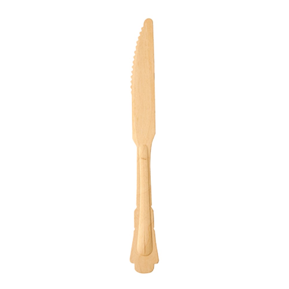 6 Messer, Holz "pure" 20,5 cm "Vintage"