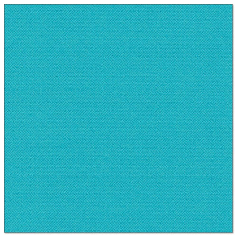 20 Servietten "ROYAL Collection" 1/4-Falz 40 cm x 40 cm türkis