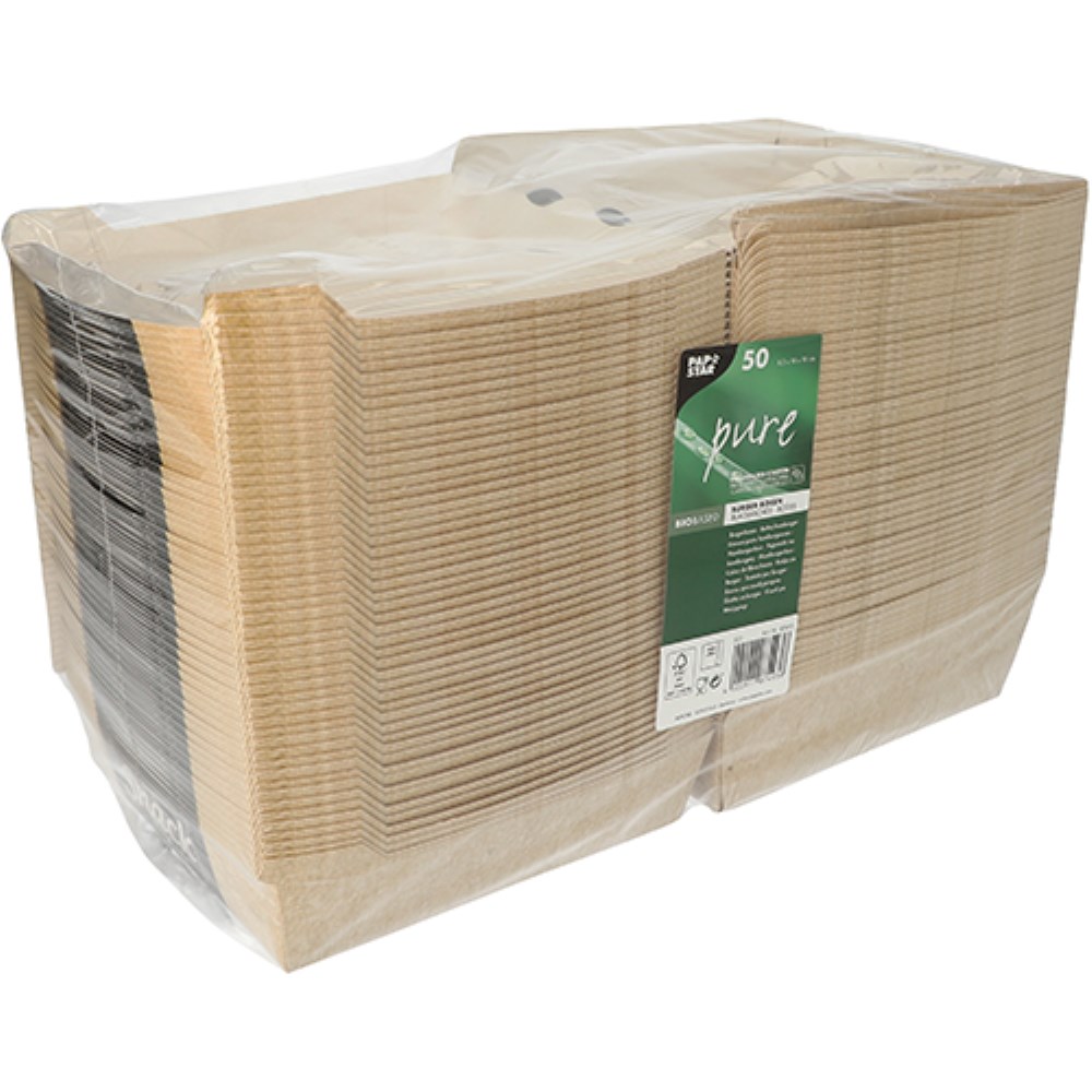 50 Burgerboxen, Pappe "pure" 8,5 cm x 15,5 cm x 15,5 cm "Good Food" XXL 50 Burgerboxen, Pappe "pure" 8,5 cm x 15,5 cm x 15,5 cm "Good Food" XXL