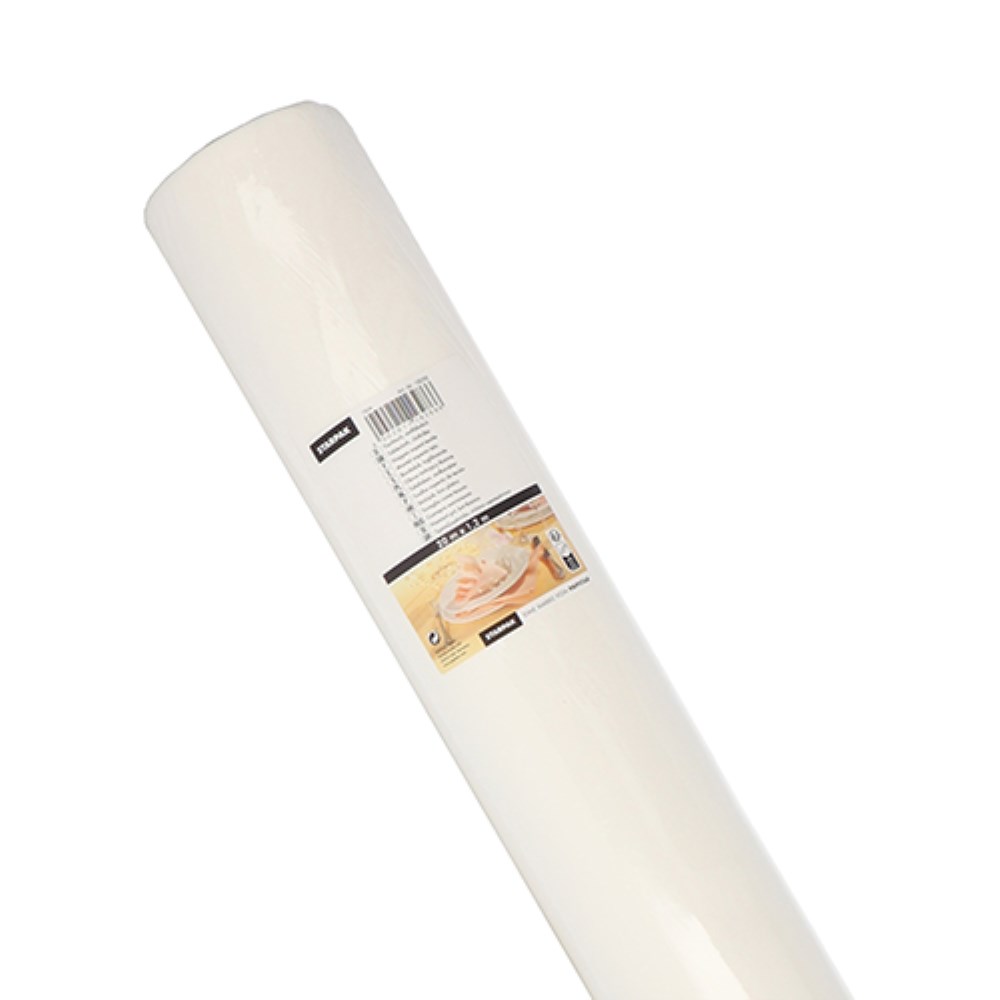 Tischdecke, stoffähnlich, Airlaid 20 m x 1,2 m weiss