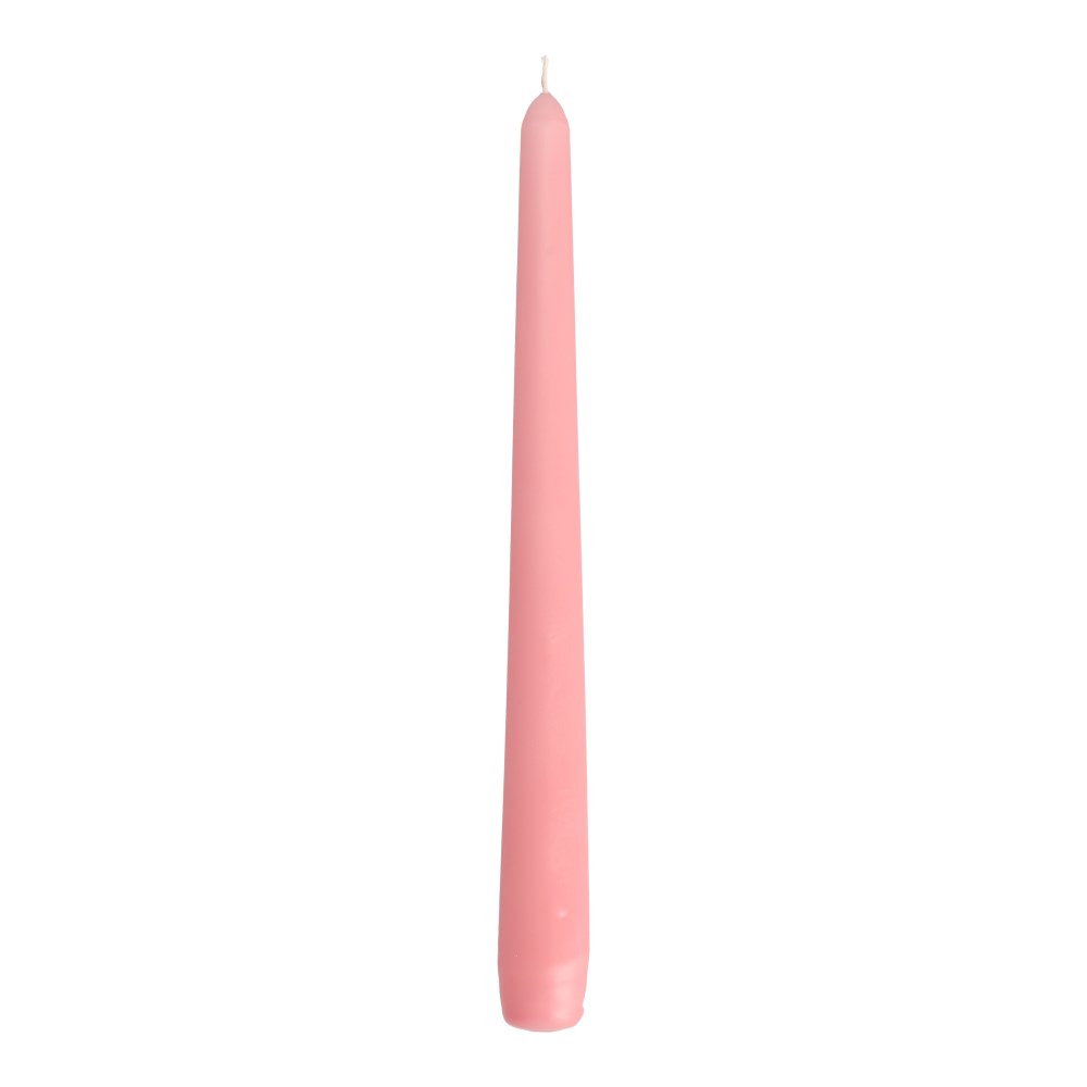 50 Leuchterkerzen Ø 2,2 cm · 25 cm rosa