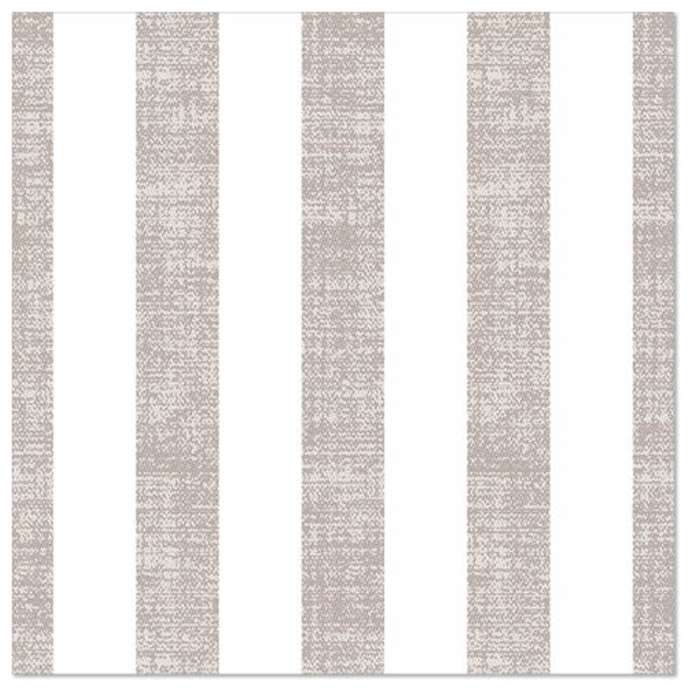 50 Servietten "ROYAL Collection" 1/4-Falz 40 cm x 40 cm grau "Lines"