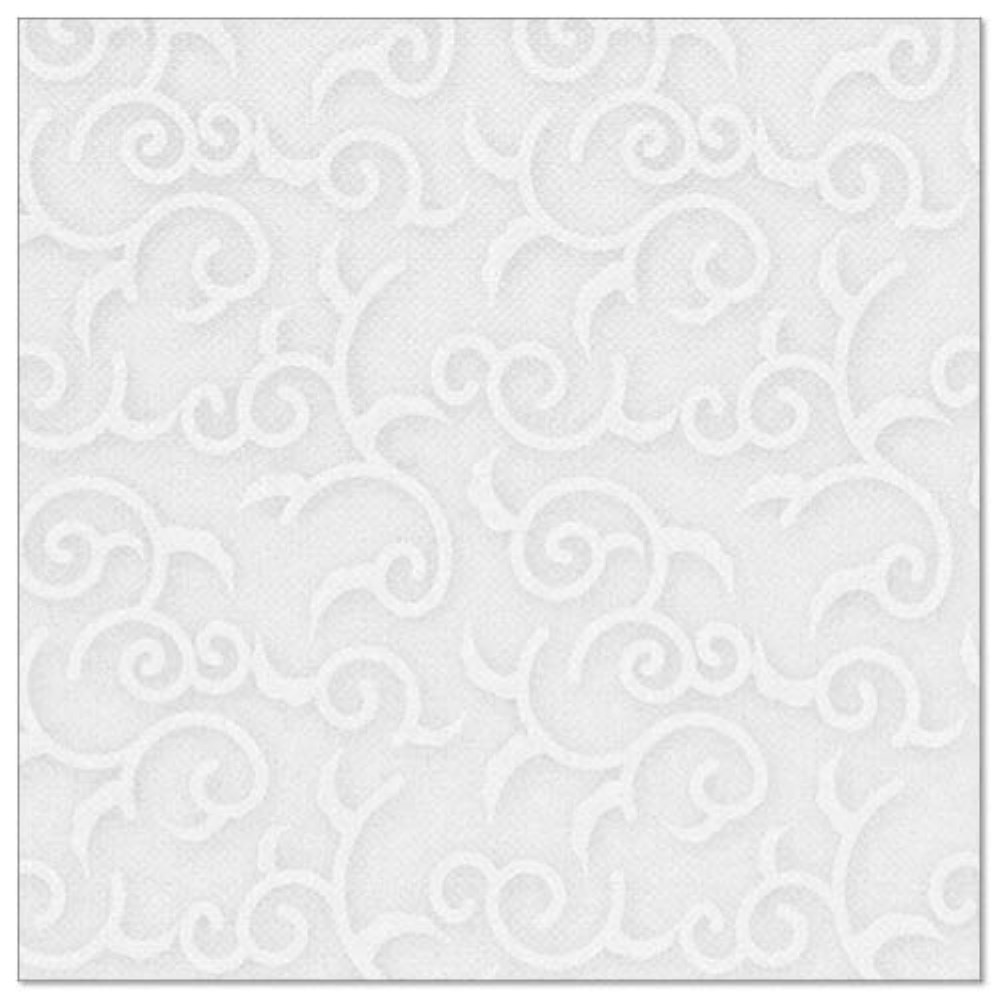 50 Servietten "ROYAL Collection" 1/4-Falz 40 cm x 40 cm weiss "Casali"