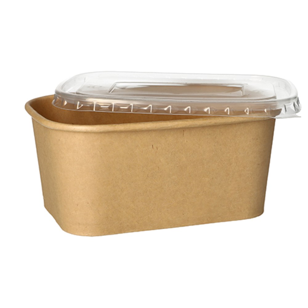 25 Verpackungsbecher, Pappe rechteckig 1000 ml 7,5 cm x 17,3 cm x 12,3 cm braun 25 Verpackungsbecher, Pappe rechteckig 1000 ml 7,5 cm x 17,3 cm x 12,3 cm braun