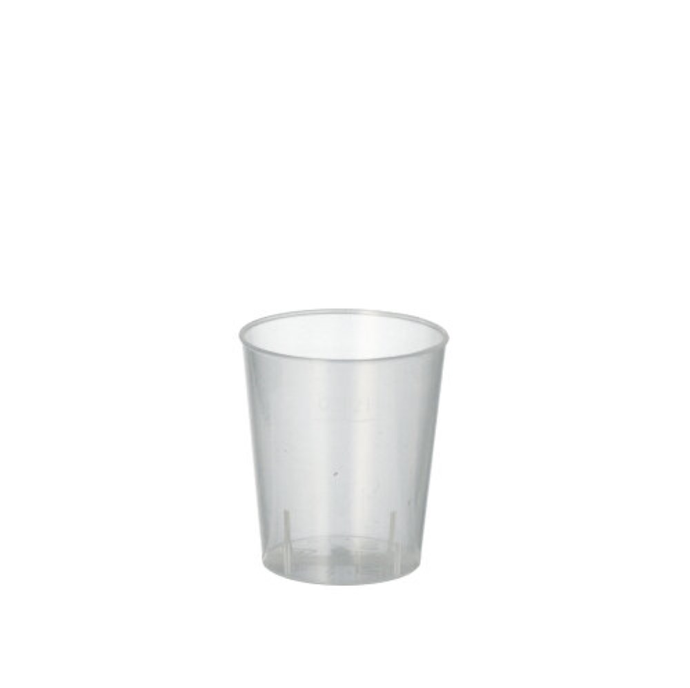 50 Mehrweg-Gläser für Schnaps PP 2 cl Ø 3,7 cm · 4,2 cm
