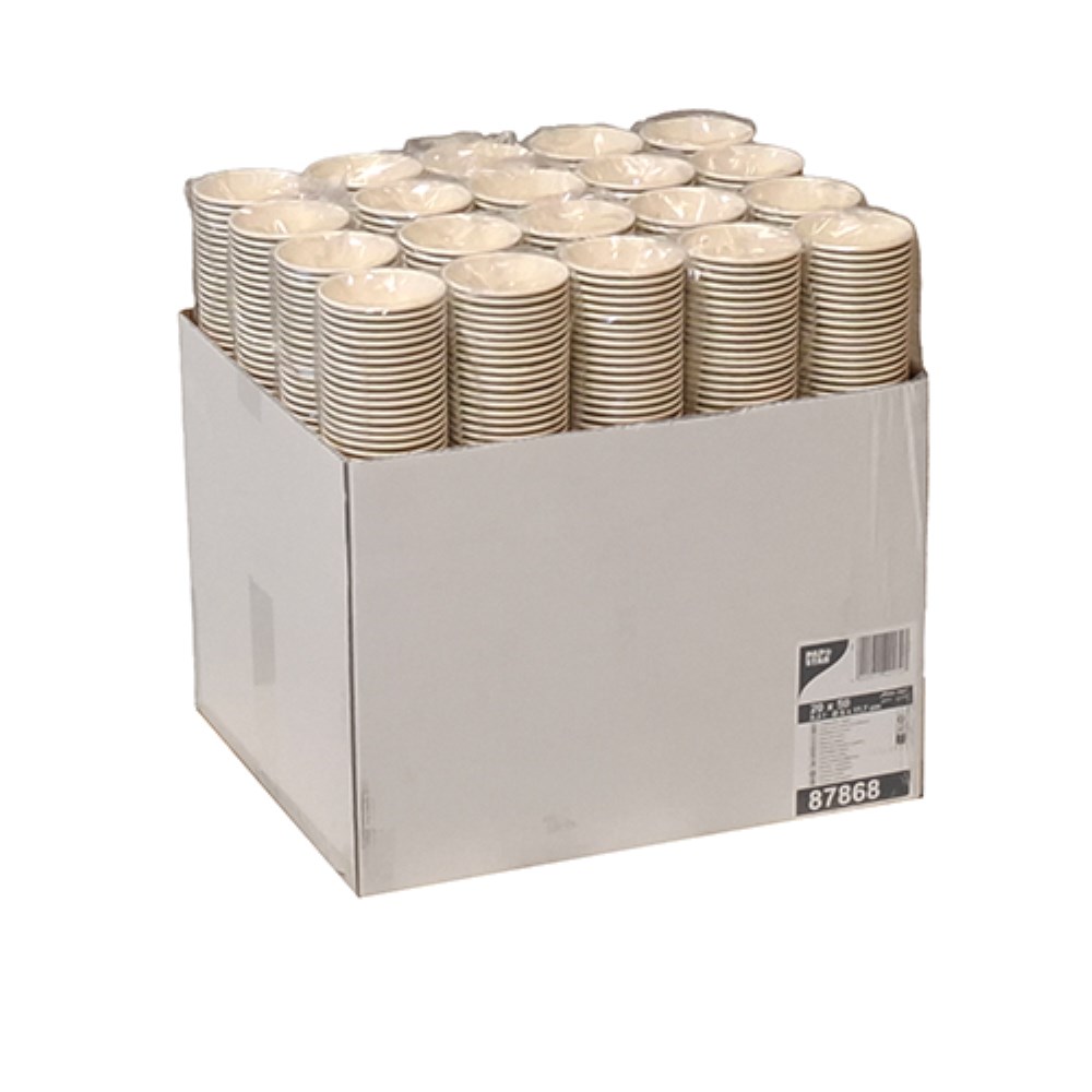 50 Trinkbecher, Pappe 0,3 l Ø 8 cm · 11,7 cm grün "Pure Joy"