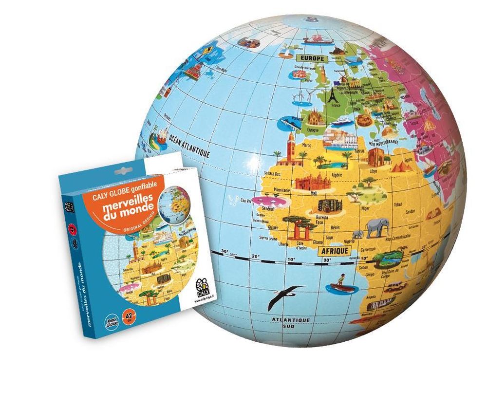 Wunder der Erde 42 cm - aufblasbarer Globus - Lernspielzeug