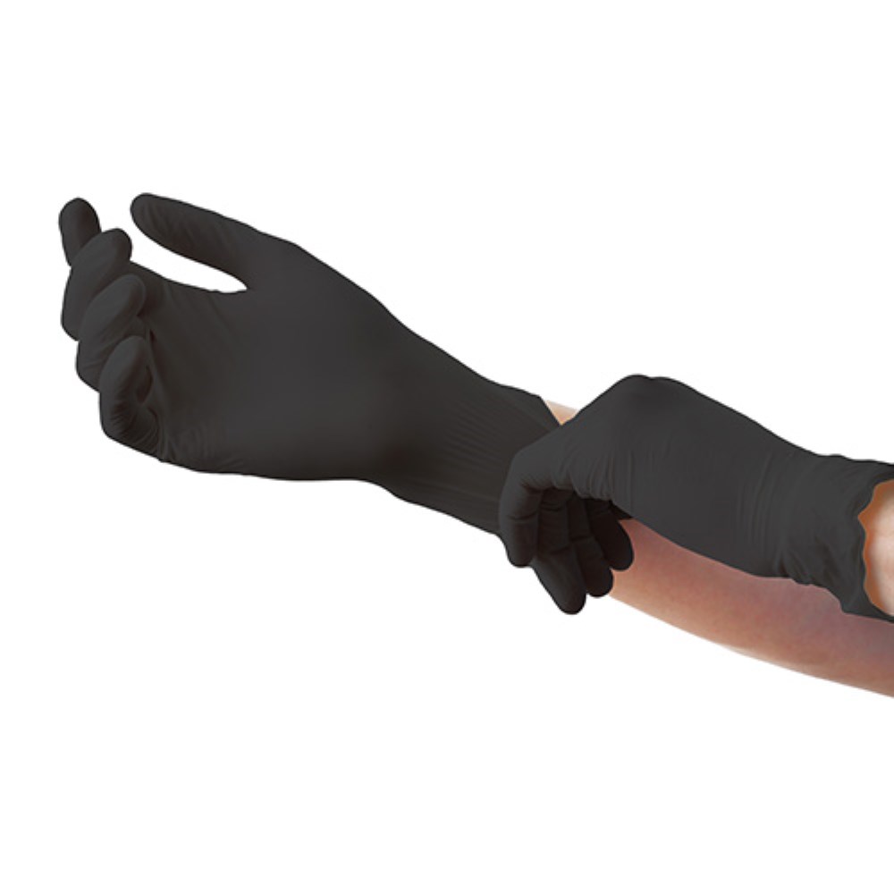 100 "Medi-Inn Classic" Handschuhe, Nitril puderfrei "Black Plus" schwarz Größe: XL