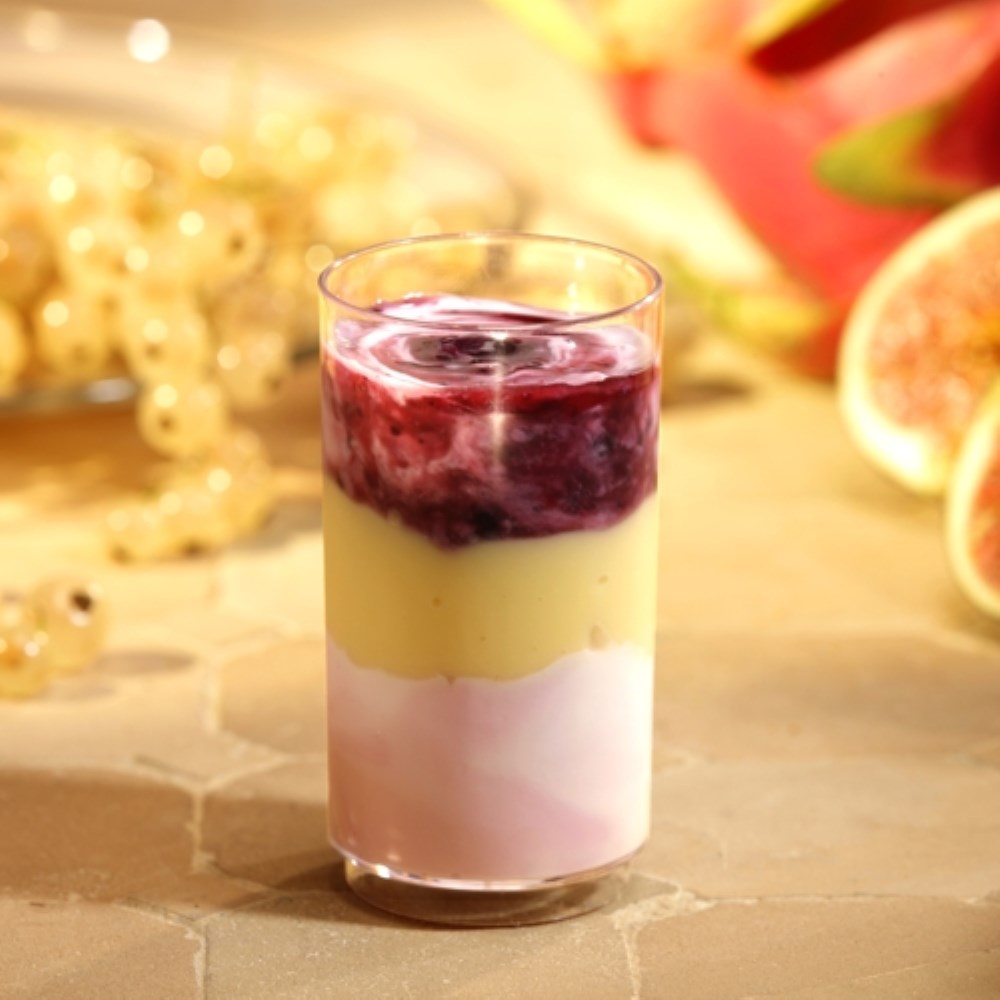 30 Fingerfood - Becher, PS 60 ml Ø 4 cm · 7,5 cm glasklar