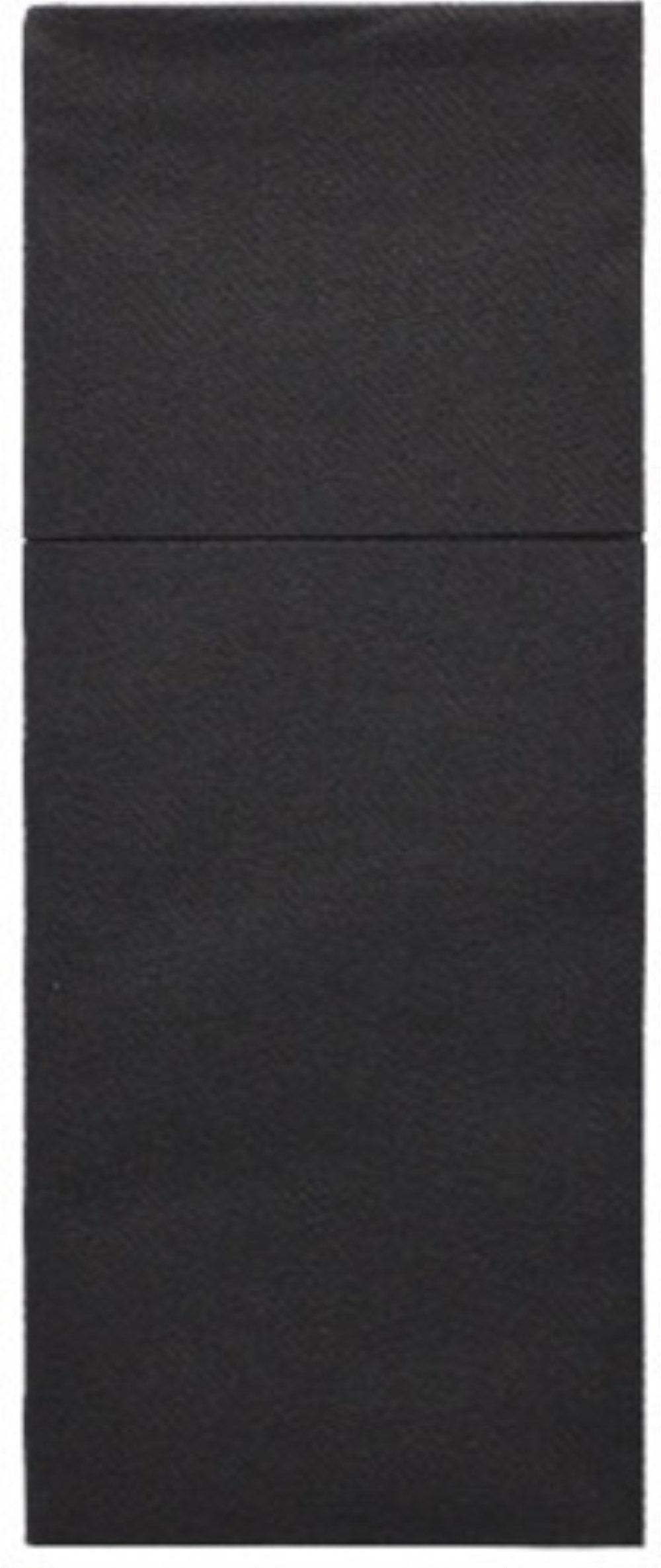 100 Bestecktaschen, Airlaid 40 cm x 48 cm schwarz "Premium" mit Besteckfalz