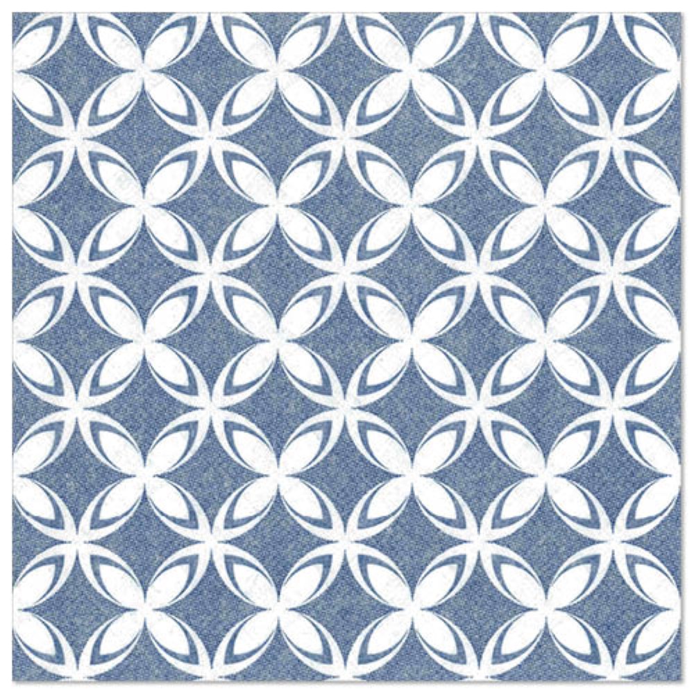 50 Servietten "ROYAL Collection" 1/4-Falz 40 cm x 40 cm "Delft"