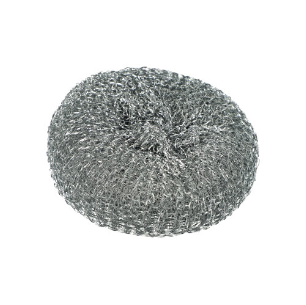 10 Topfreiniger, Draht rund Ø 13 cm · 4,5 cm silber , kratzend