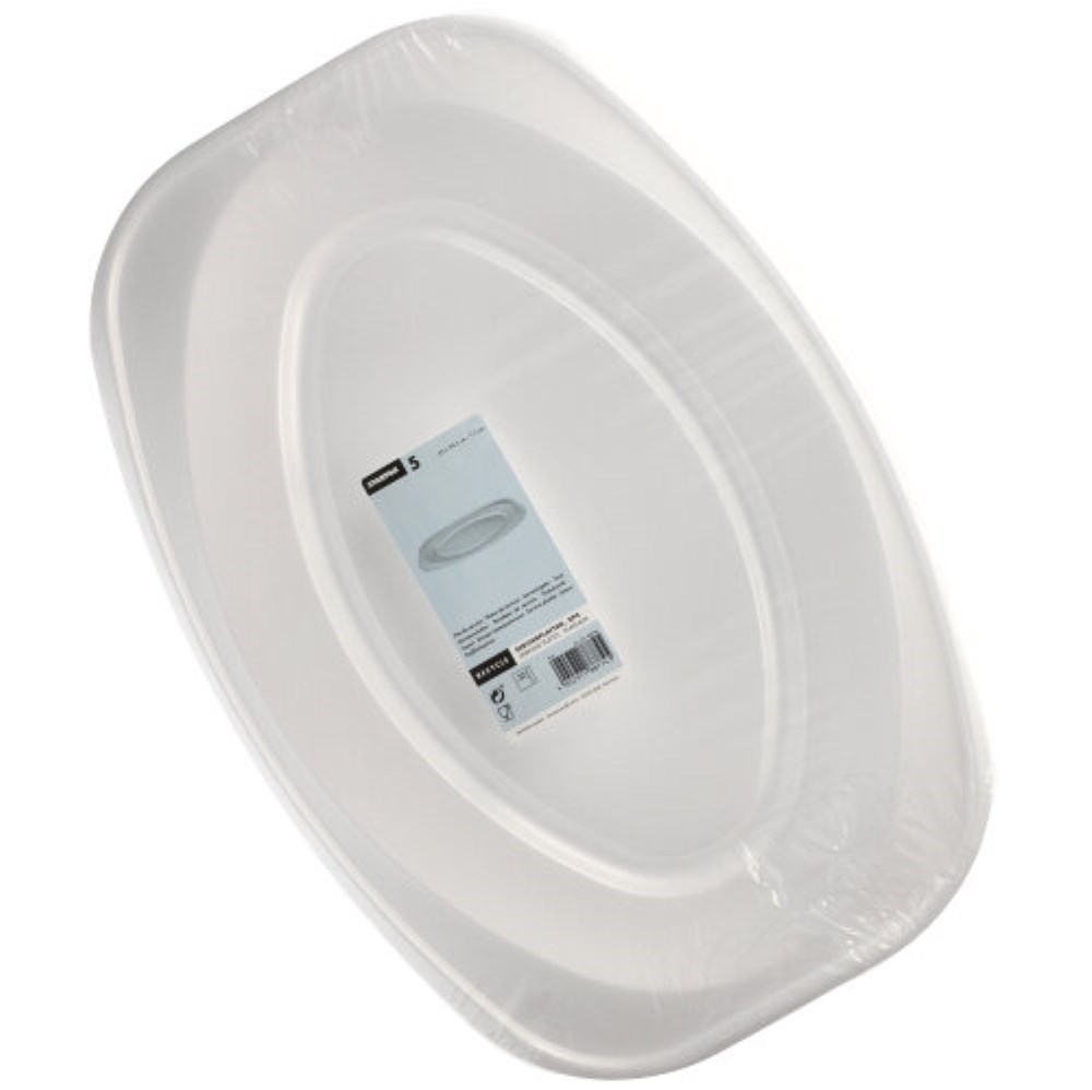5 Servierplatten, XPS 30,5 cm x 45 cm weiss laminiert