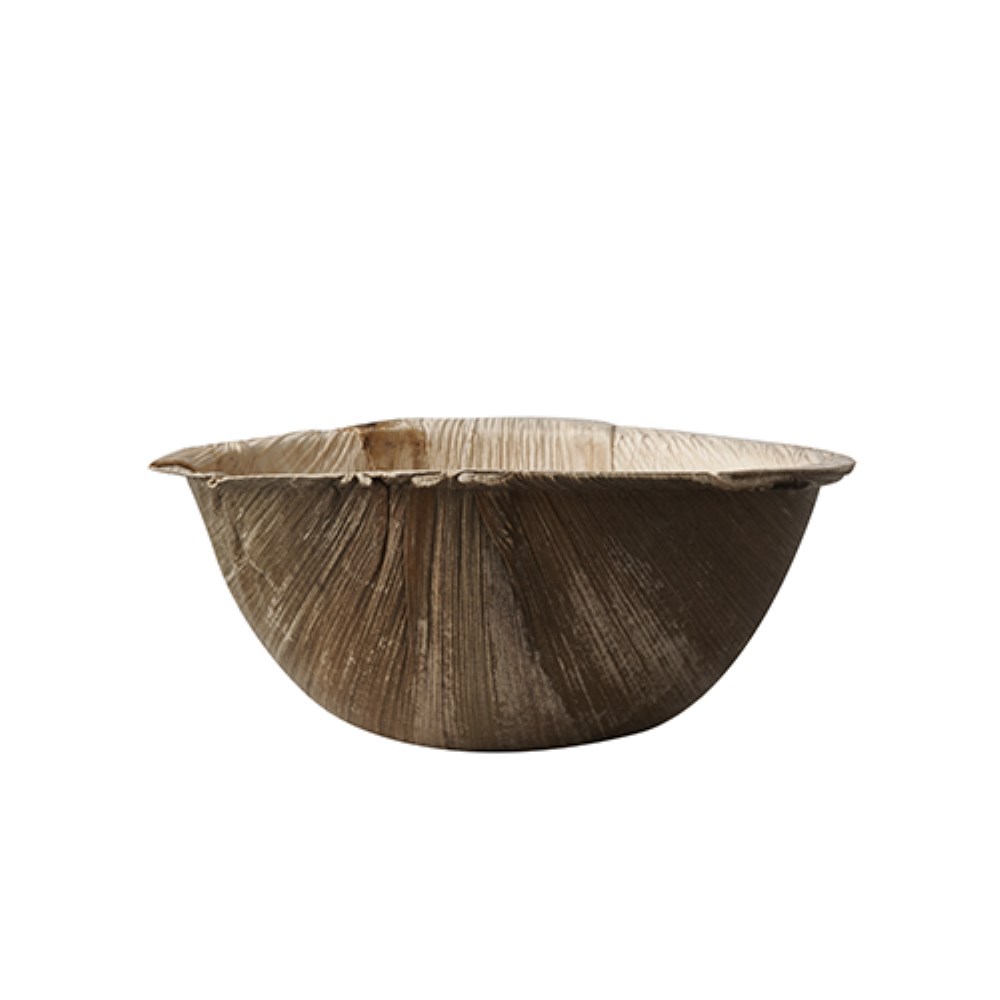 25 Schalen, Palmblatt "pure" rund 425 ml Ø 15 cm · 6,5 cm