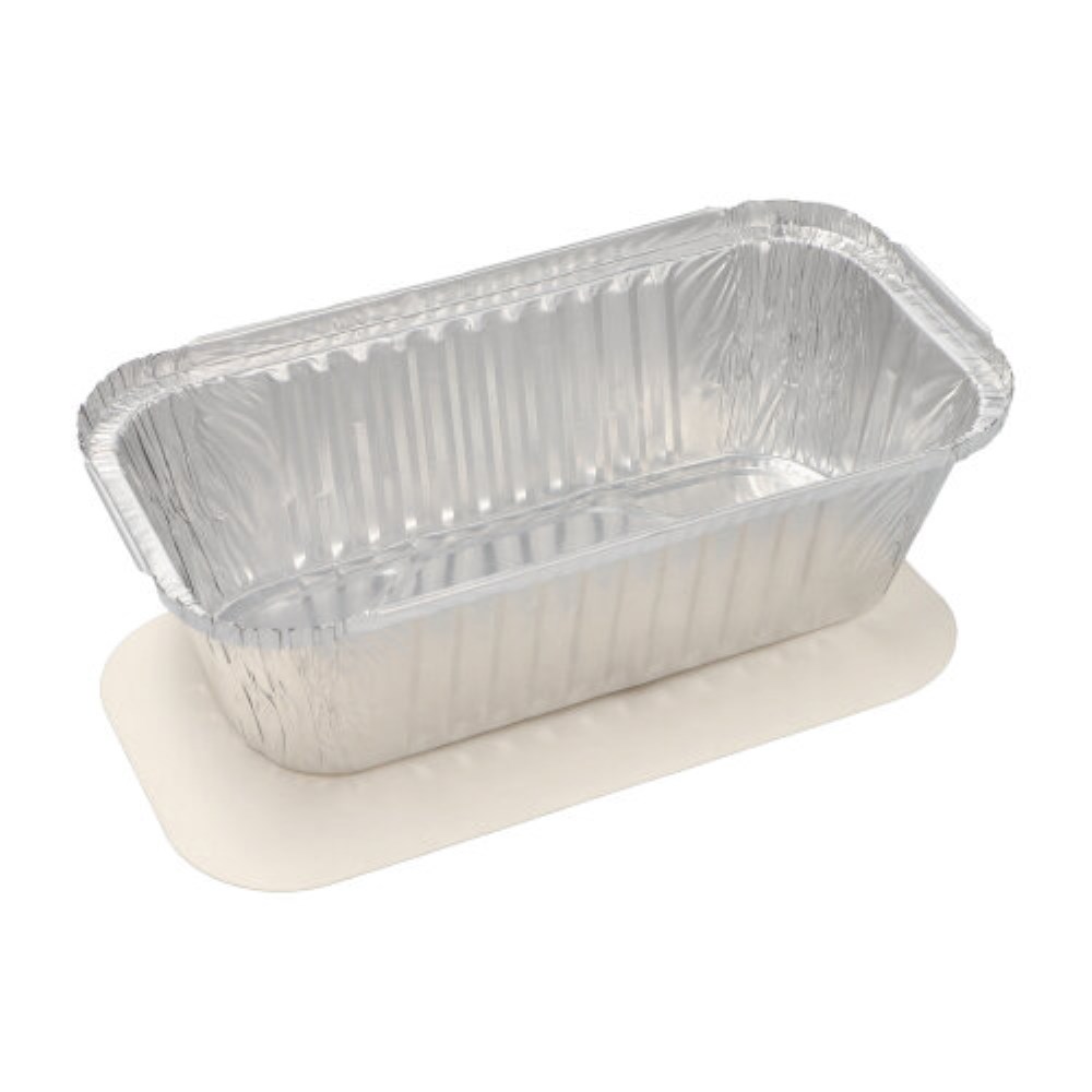 25 Schalen, Alu + Einlegedeckel, PP-beschichtet eckig 1,5 l 7 cm x 13 cm x 24,2 cm