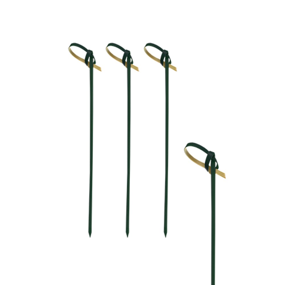 250 Fingerfood - Picker 10 cm schwarz "Knoten"