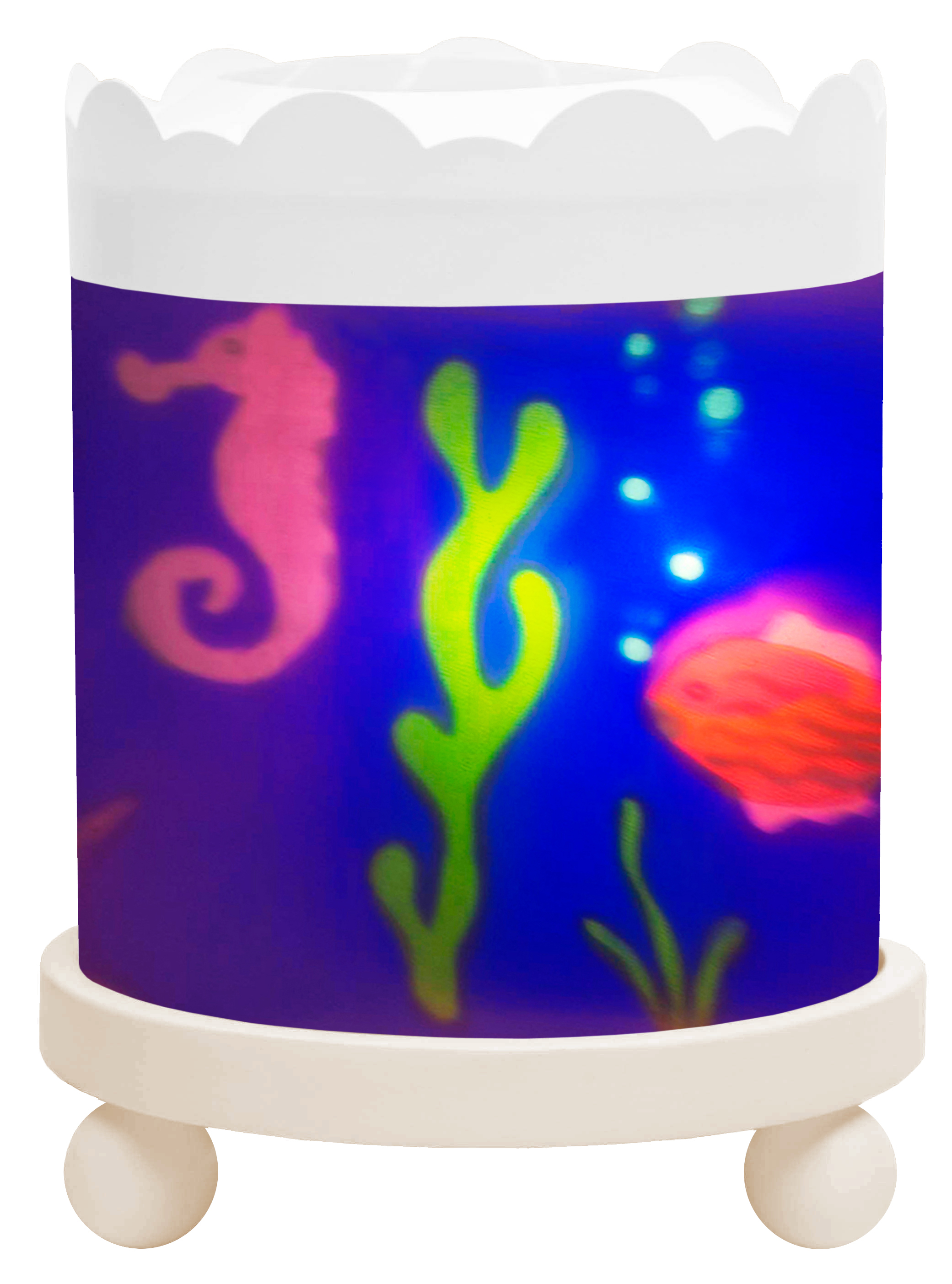 Nacht Licht - Magische Karussel Meer - Weiss 12V