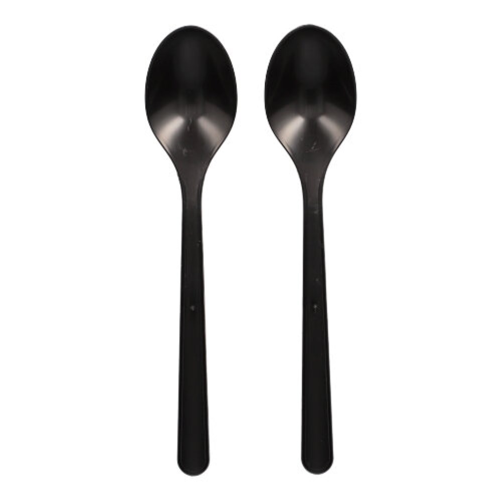 50 "Circulware by Haval" Mehrweg-Löffel PP-MF 18,5 cm schwarz extra stabil 50 "Circulware" Mehrweg-Löffel PP-MF 18,5 cm schwarz extra stabil
