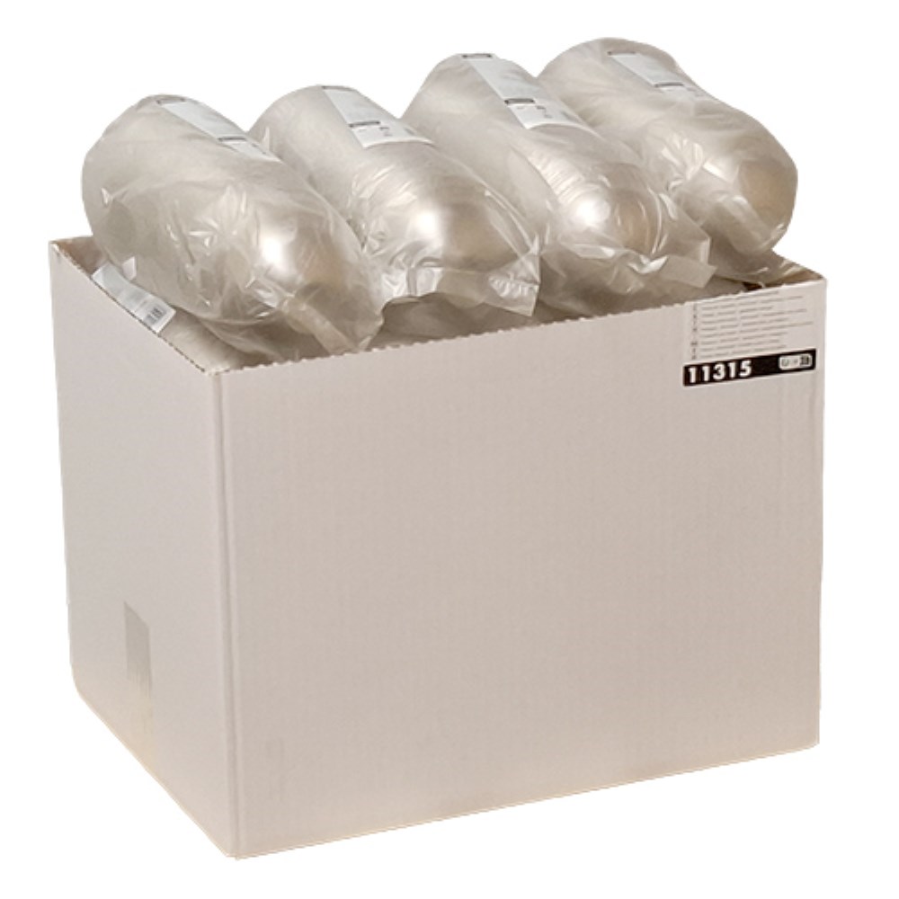 50 Dom-Deckel "Hurricane", PET rund Ø 9,5 cm · 4,5 cm glasklar mit Lochung