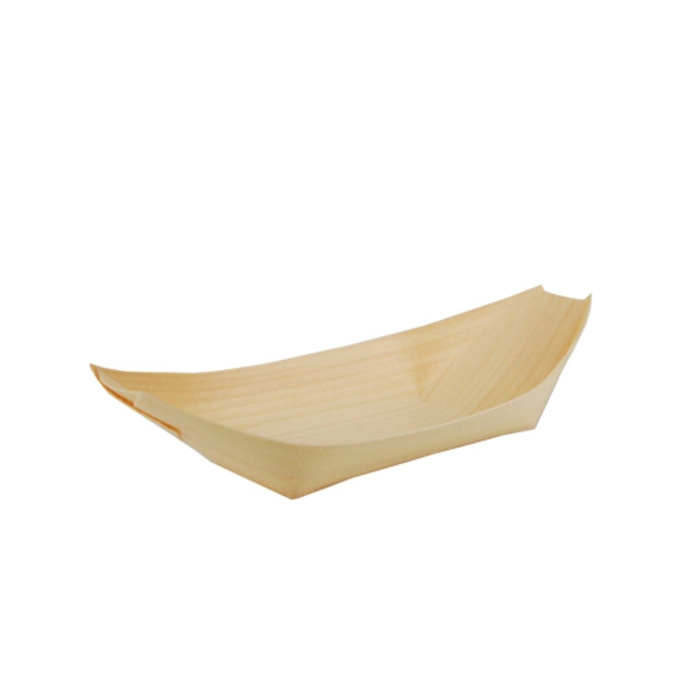 50 Fingerfood - Schalen, Holz "pure" 19 cm x 10 cm "Schiffchen" 50 Fingerfood - Schalen, Holz "pure" 19 cm x 10 cm "Schiffchen"