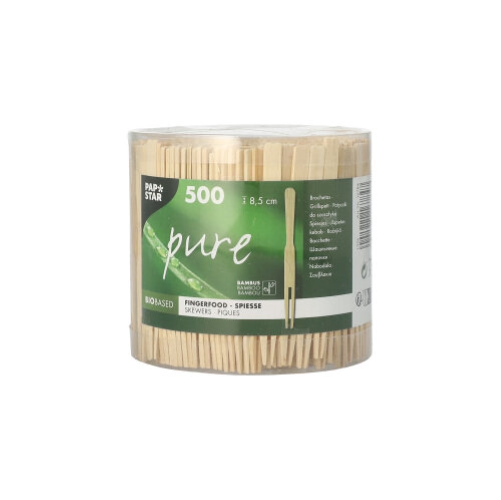500 Fingerfood - Spieße "pure" 8,5 cm "Pick up"