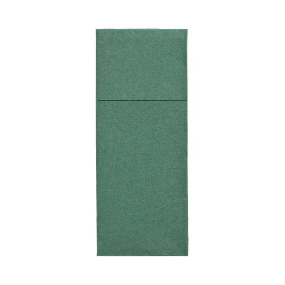 50 Servietten "ROYAL Collection" 40 cm x 30 cm dunkelgrün mit Besteckfalz