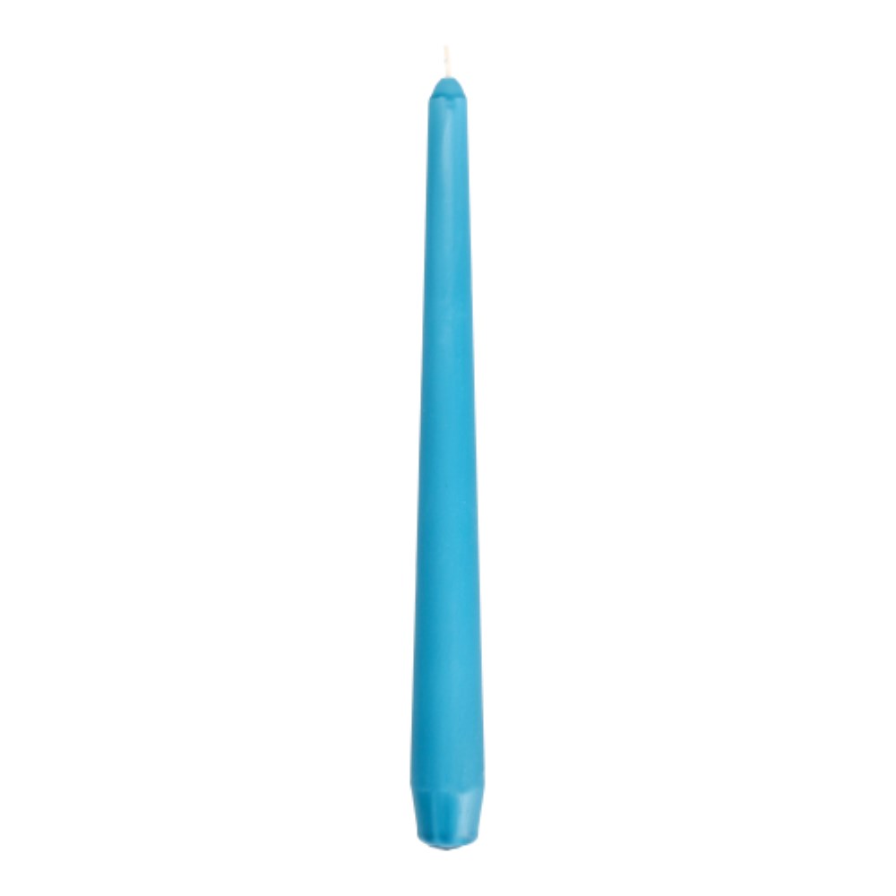 50 Leuchterkerzen Ø 2,2 cm · 25 cm türkis