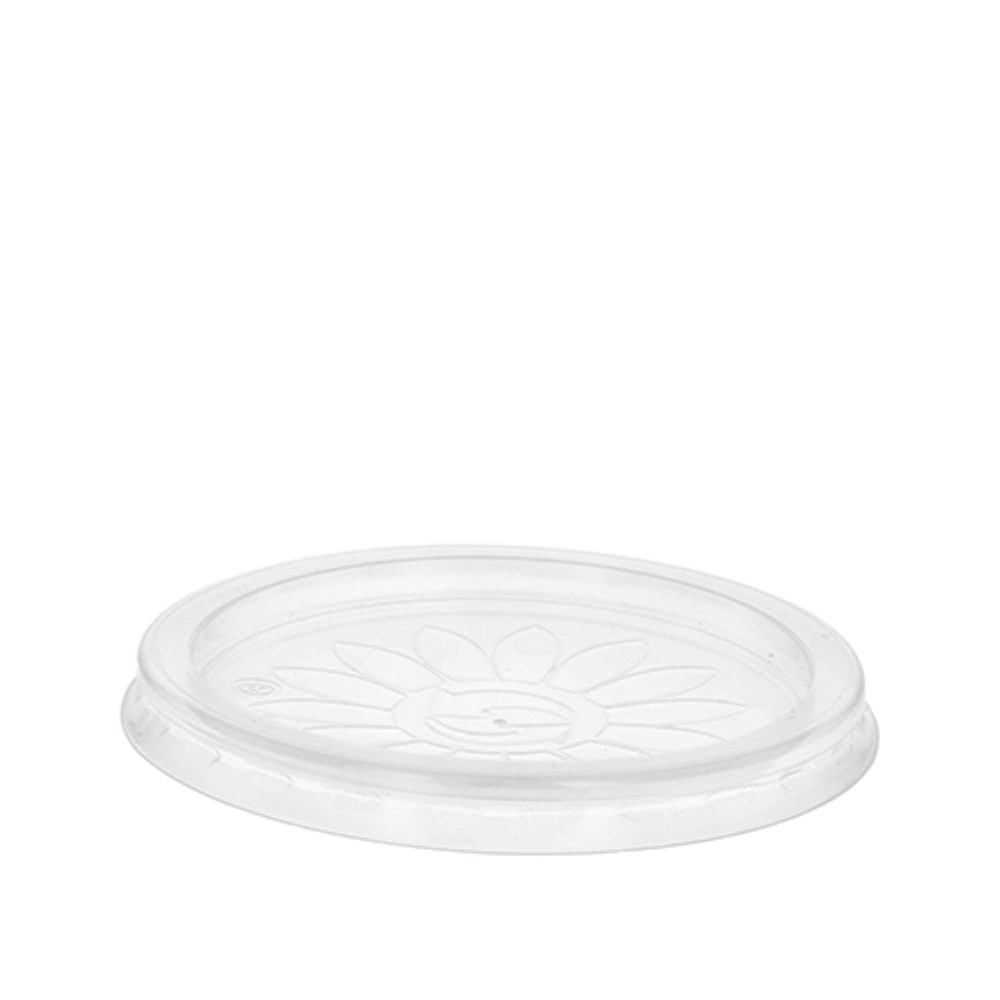 25 Deckel, PP "To Go" rund Ø 11,5 cm transparent
