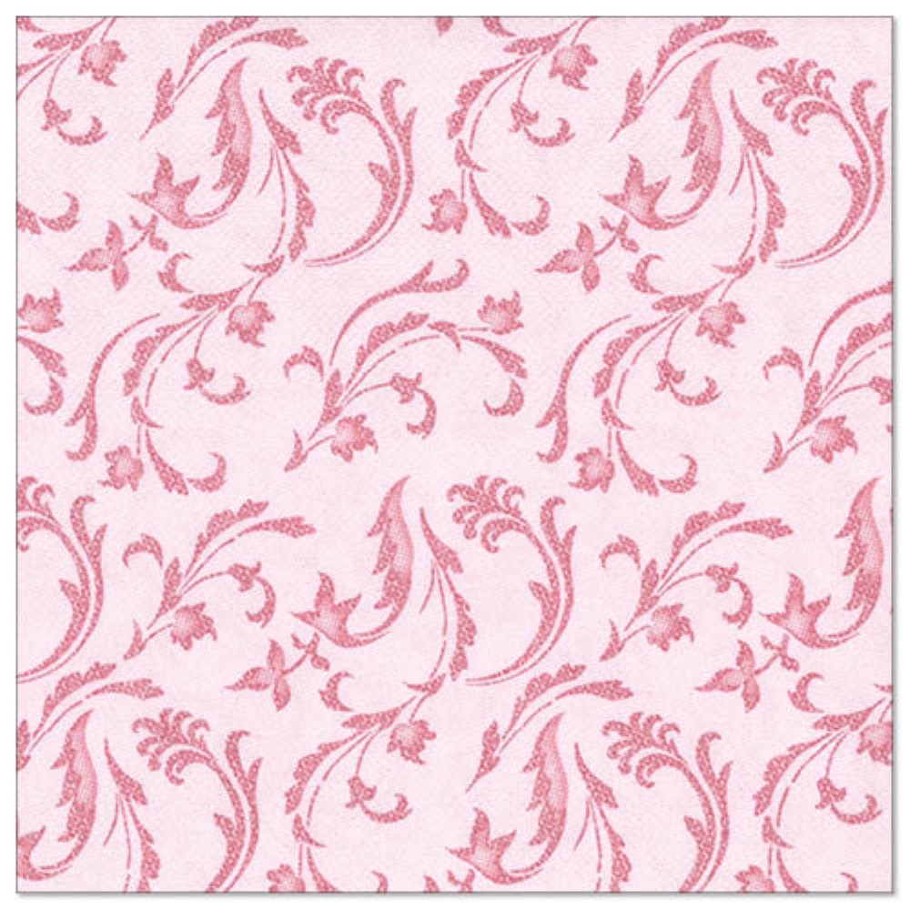 50 Servietten "ROYAL Collection" 1/4-Falz 40 cm x 40 cm fuchsia "Damascato"