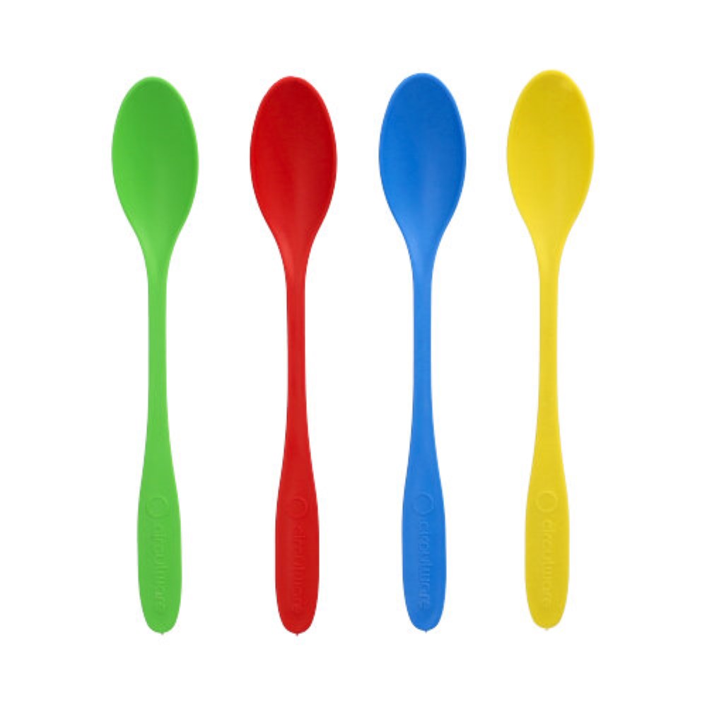 100 "Circulware" Mehrweg-Sorbetlöffel PP-MF 17,5 cm farbig sortiert extra stabil