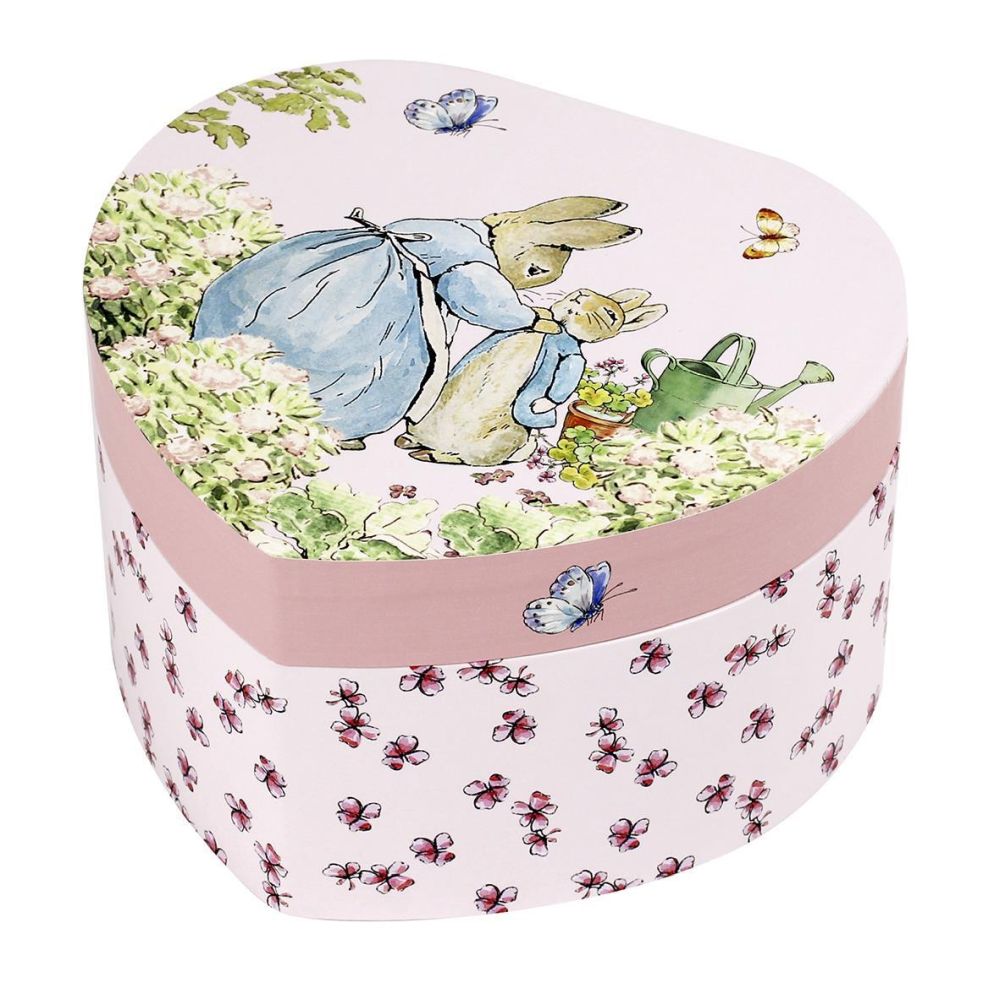Large Heart Music Box Peter Rabbit©
