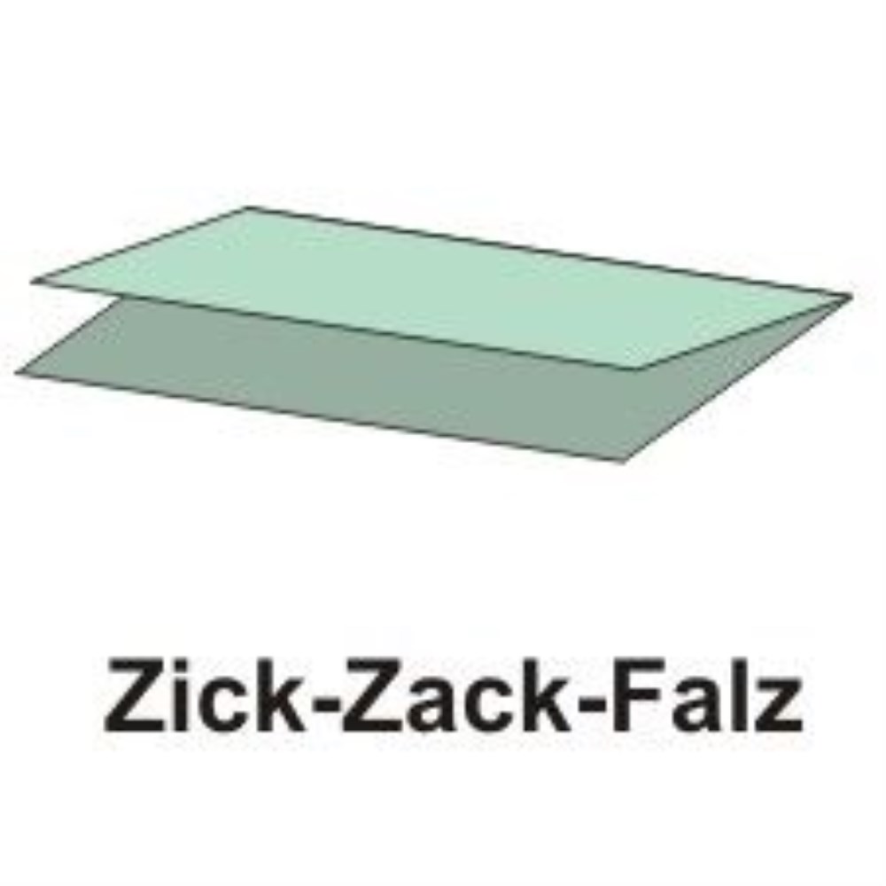 250 Blatt Handtuchpapier V-Falz 23 cm x 25 cm grün Zick Zack, 1-lagig