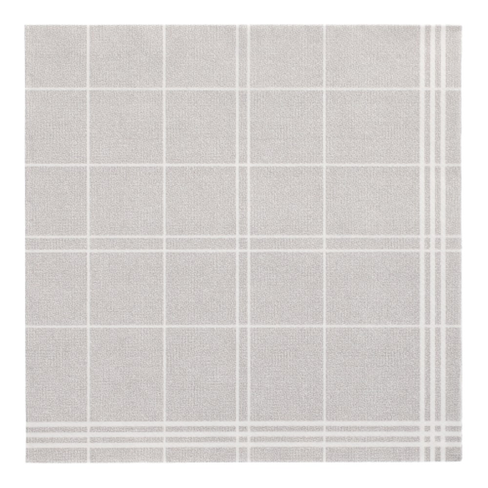 20 Servietten "ROYAL Collection" 1/4-Falz 40 cm x 40 cm grau "Kitchen Craft"