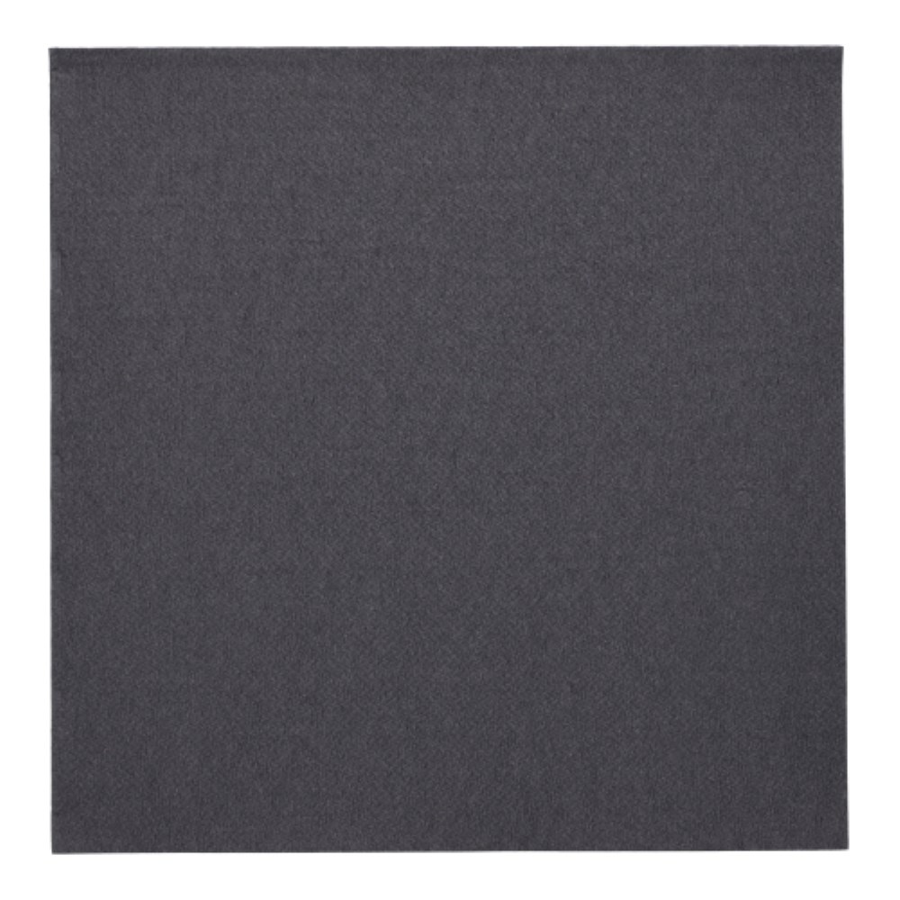 20 Servietten "ROYAL Collection" 1/4-Falz 40 cm x 40 cm schwarz